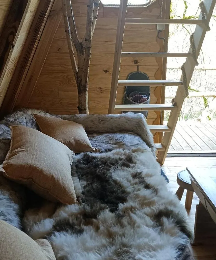 בקתה Massat D'Tente Skylodge Skali צרפת